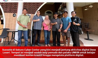 Inovasi Cyber Village Desa Losari: Pak Wawan Dorong Digitalisasi Ekonomi hingga Dakwah Melalui Sakura Cyber Center