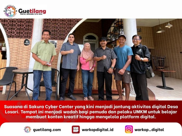 Inovasi Cyber Village Desa Losari: Pak Wawan Dorong Digitalisasi Ekonomi hingga Dakwah Melalui Sakura Cyber Center