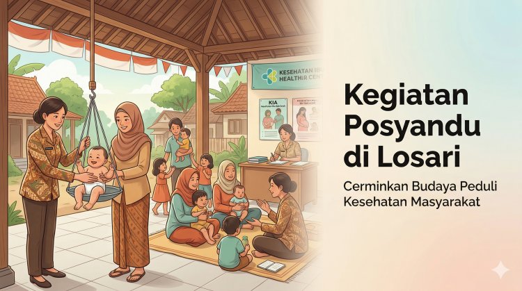 Kegiatan Posyandu di Losari Cerminkan Budaya Peduli Kesehatan Masyarakat