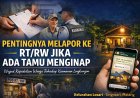 Pentingnya Melapor ke RT/RW Jika Ada Tamu Menginap, Wujud Kepedulian Warga Terhadap Keamanan Lingkungan